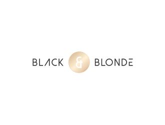 Black and Blonde logo design by Gravity