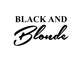 Black and Blonde logo design by tukangngaret