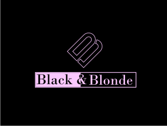 Black and Blonde logo design by rdbentar