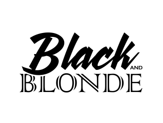 Black and Blonde logo design by CreativeKiller