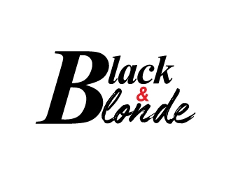 Black and Blonde logo design by dhika