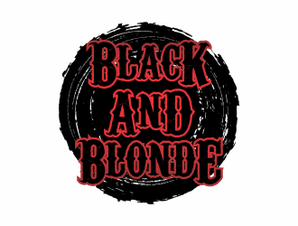 Black and Blonde logo design by ROSHTEIN