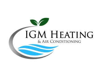 IGM Heating & Air Conditioning logo design by jetzu