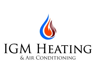 IGM Heating & Air Conditioning logo design by jetzu