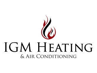 IGM Heating & Air Conditioning logo design by jetzu