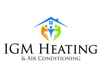 IGM Heating & Air Conditioning logo design by jetzu