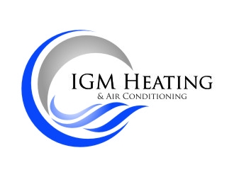 IGM Heating & Air Conditioning logo design by jetzu