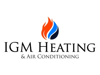 IGM Heating & Air Conditioning logo design by jetzu