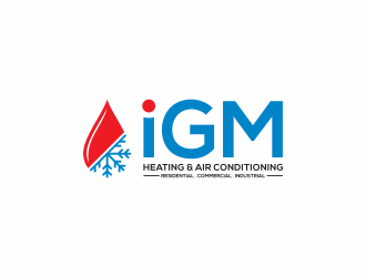 IGM Heating & Air Conditioning logo design by arturo_