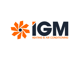 IGM Heating & Air Conditioning logo design by rykos