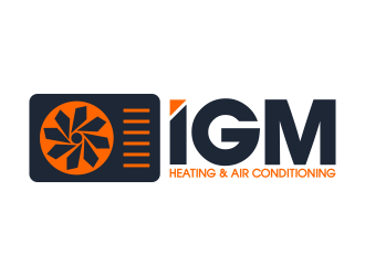 IGM Heating & Air Conditioning logo design by rykos