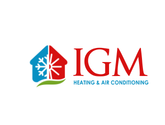 IGM Heating & Air Conditioning logo design by kanal