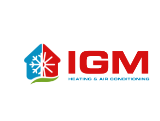 IGM Heating & Air Conditioning logo design by kanal