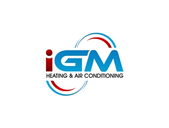 IGM Heating & Air Conditioning logo design by shernievz