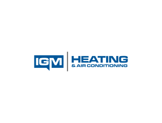 IGM Heating & Air Conditioning logo design by L E V A R