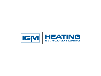 IGM Heating & Air Conditioning logo design by L E V A R