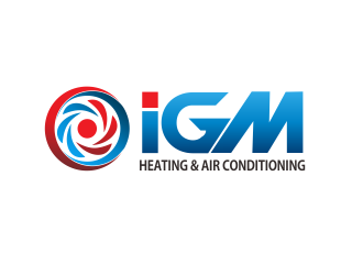 IGM Heating & Air Conditioning logo design by bosbejo