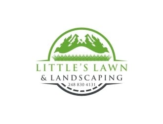 Little’s Lawn & Landscaping  logo design by bricton