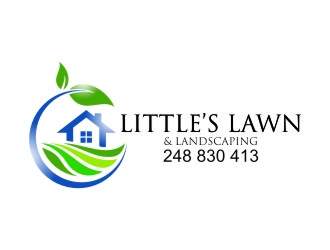 Little’s Lawn & Landscaping  logo design by jetzu
