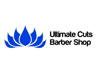 Ultimate Cuts Barber Shop  logo design by jetzu