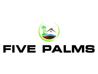 Five Palms  logo design by jetzu