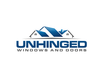 Unhinged windows and doors logo design by agil