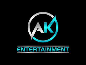 AK Entertainment logo design by qonaah