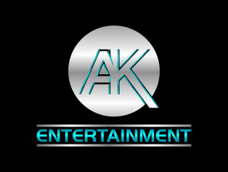 AK Entertainment logo design by qonaah