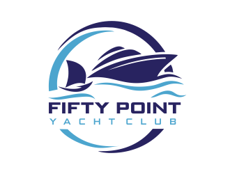 Fifty Point Yacht Club logo design by aldesign