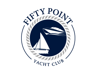 Fifty Point Yacht Club logo design by BeDesign