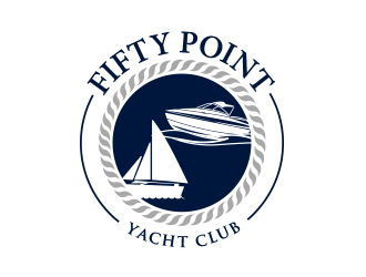 Fifty Point Yacht Club logo design by BeDesign