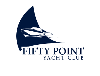 Fifty Point Yacht Club logo design by BeDesign