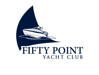 Fifty Point Yacht Club logo design by BeDesign
