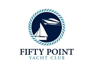 Fifty Point Yacht Club logo design by BeDesign