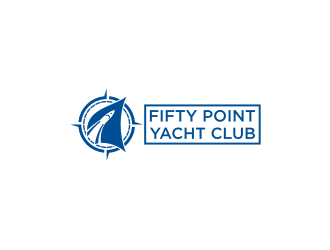Fifty Point Yacht Club logo design by savana