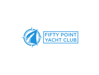 Fifty Point Yacht Club logo design by savana