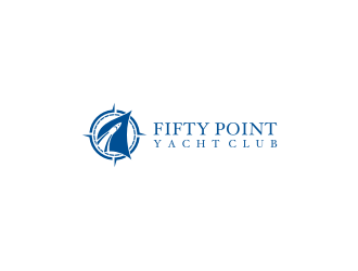 Fifty Point Yacht Club logo design by savana