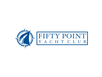 Fifty Point Yacht Club logo design by savana