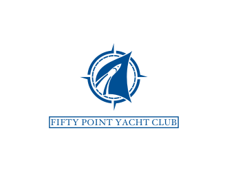 Fifty Point Yacht Club logo design by savana
