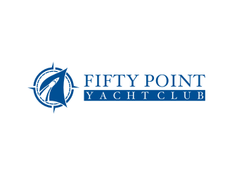 Fifty Point Yacht Club logo design by savana