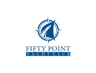 Fifty Point Yacht Club logo design by savana