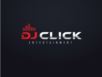Dj Click logo design by emberdezign