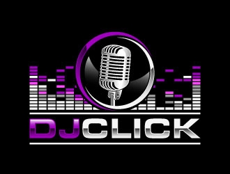 Dj Click logo design by daywalker