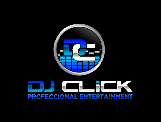 Dj Click logo design by evdesign