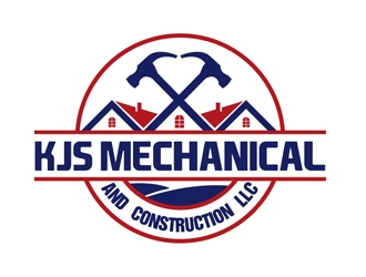 KJs Mechanical and Construction LLC logo design by DreamLogoDesign