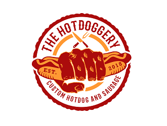 The Hotdoggery logo design by Republik