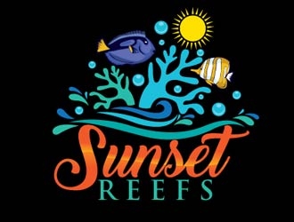 Sunset Reefs logo design by shere