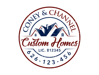 Coney and Channell custom homes  logo design by pakNton
