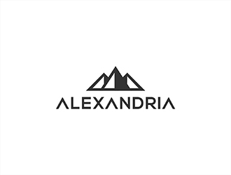 Alexandria logo design by hole