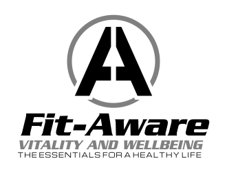 Fit-Aware - Vitality and wellbeing logo design by done